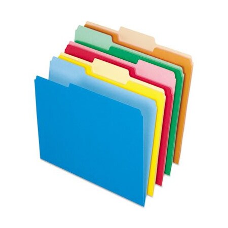 Tops Business Forms Pendaflex, INTERIOR FILE FOLDERS, 1/3-CUT TABS, LETTER SIZE, ASSORTMENT 2, 100PK 421013ASST